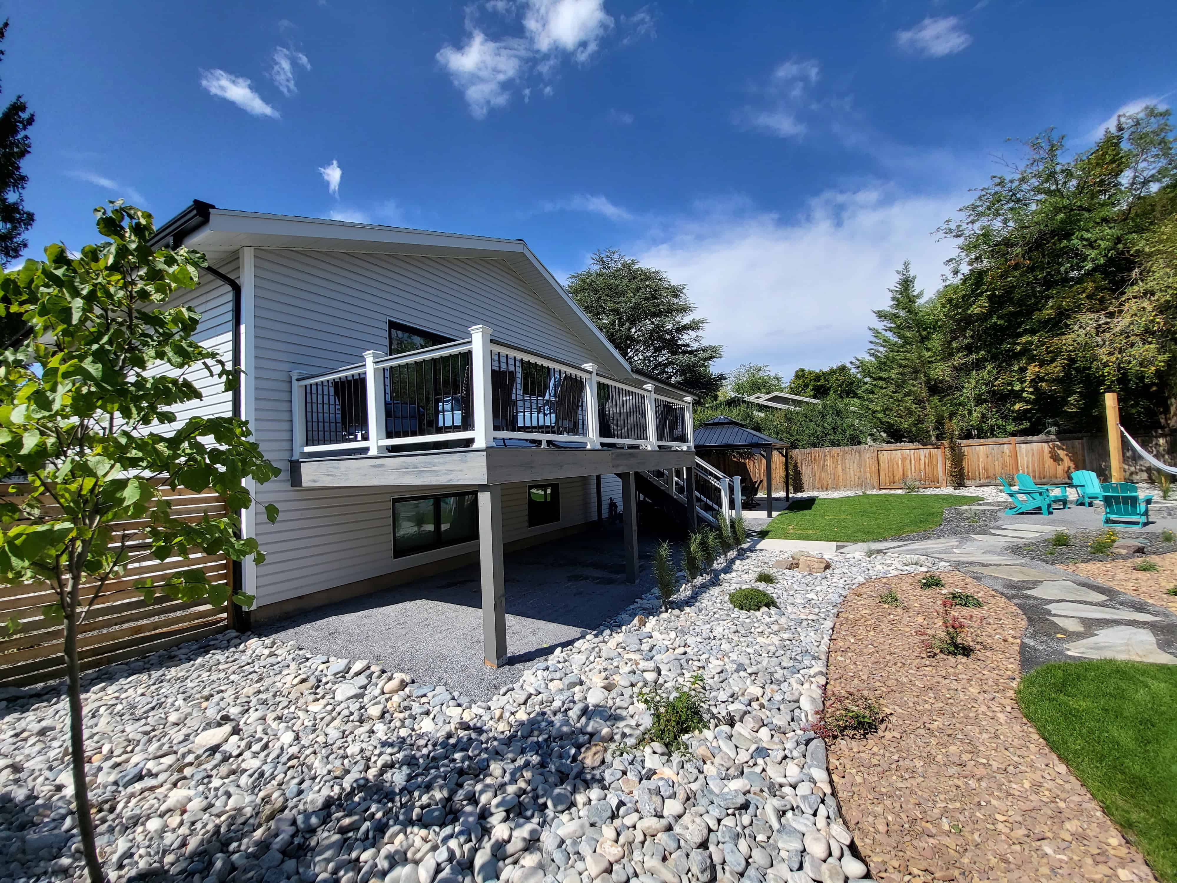 Wood deck construction in Salt Lake City, Utah
